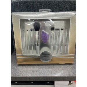 Real Techniques Disco Glam Limited‎ Edition Makeup Brush Set (9 Piece) Sealed